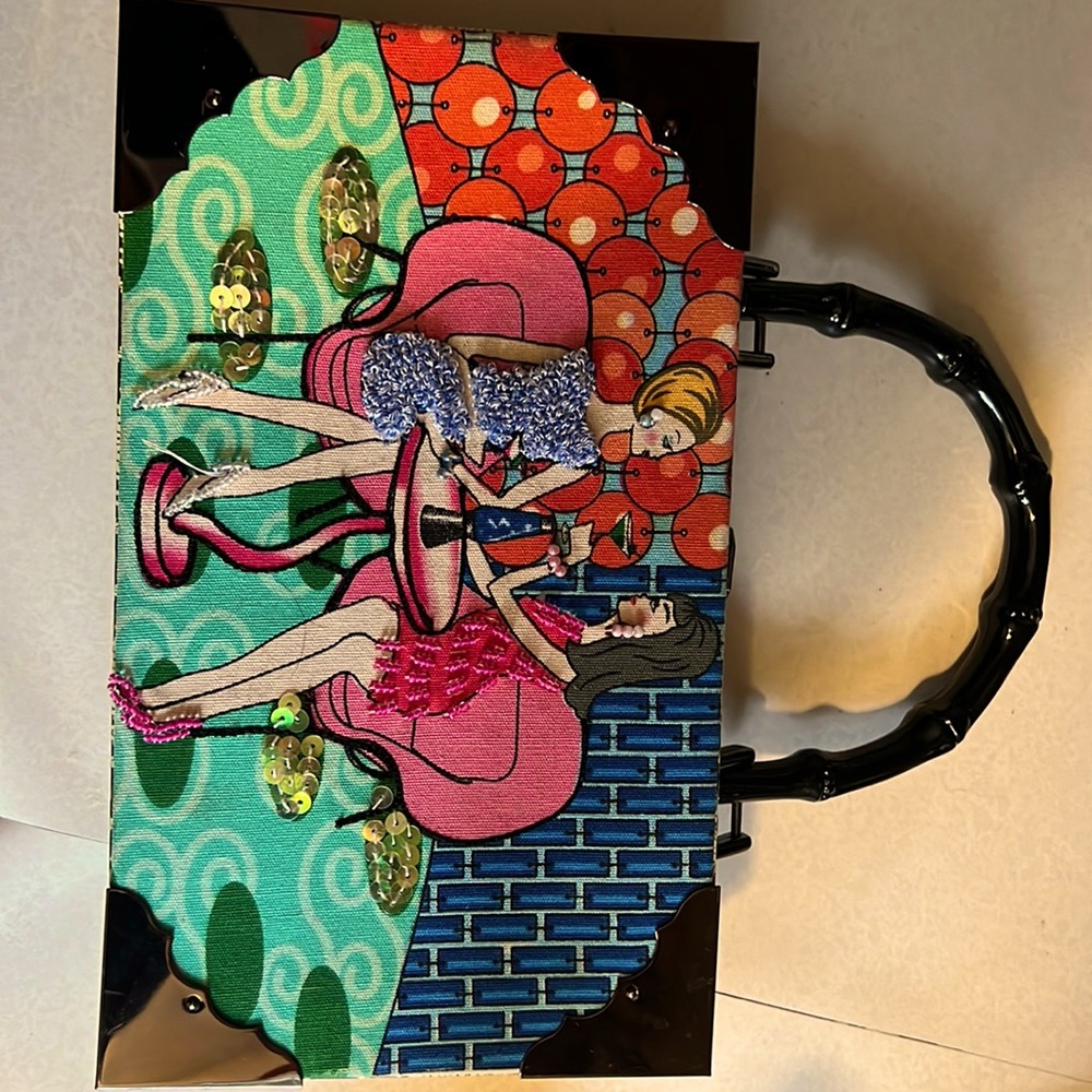 Fabulous cigar box purse! Perfect condition!
